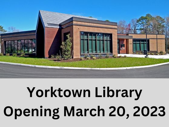 Yorktown Library opens March 20, 2023