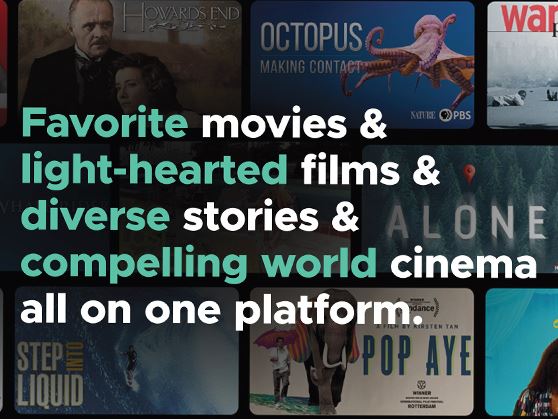 Kanopy PLUS offers credit-free streaming for patrons.