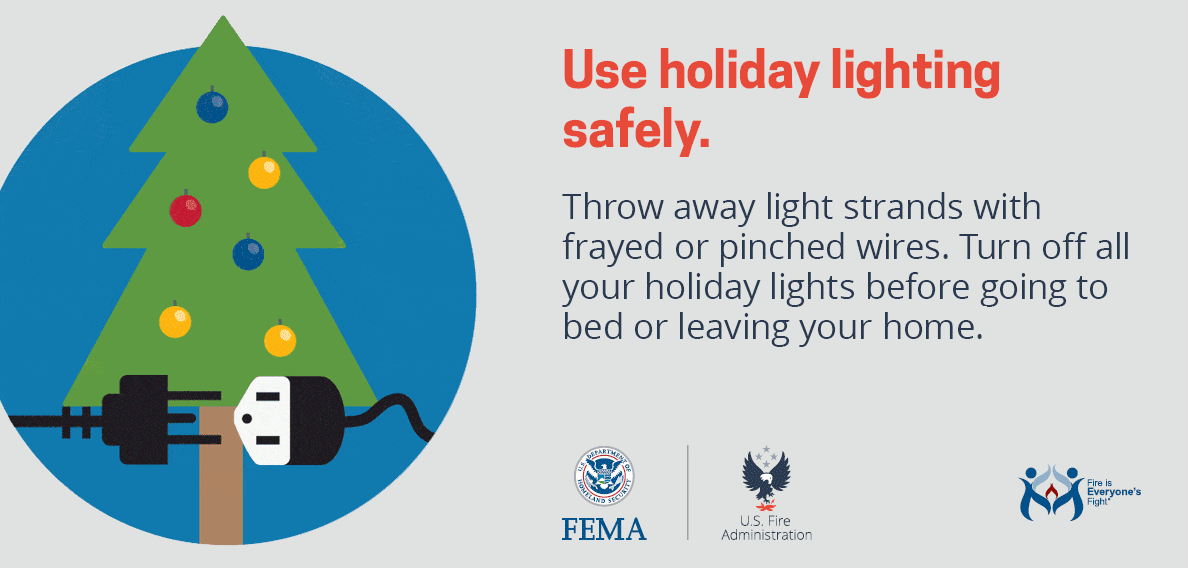 Be mindful of these tips for holiday lighting. 