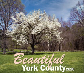 Pick up your free Beautiful York County calendar at the library and other County locations