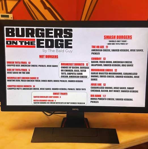 Burgers on the Edge